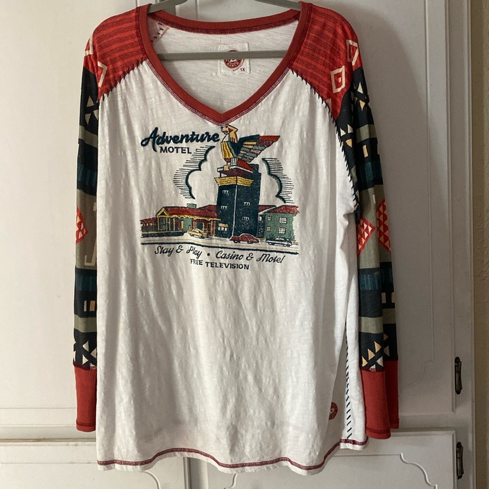 Double d ranch wear top  1x